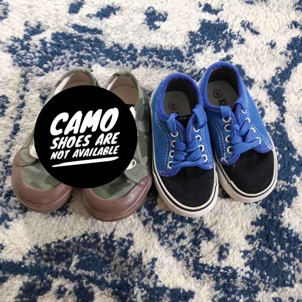 Boys Sneakers, toddler size 6